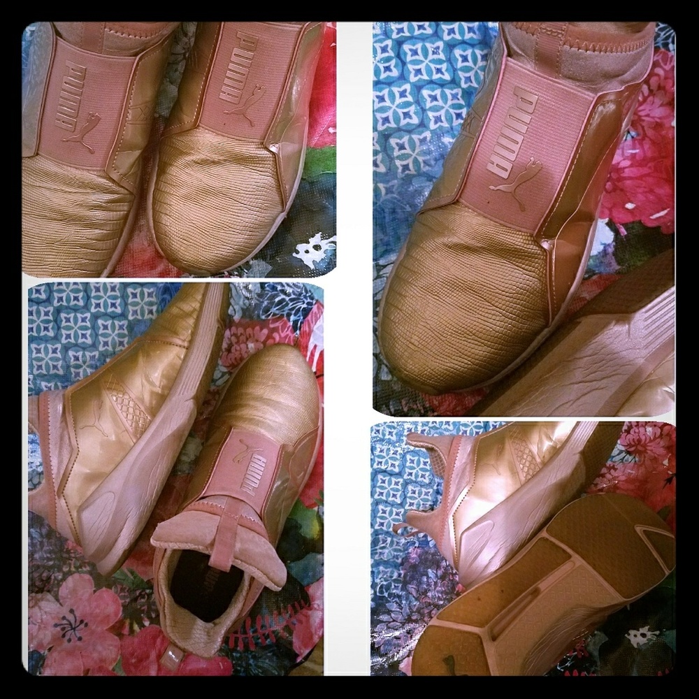 Puma fierce rose gold sneakers